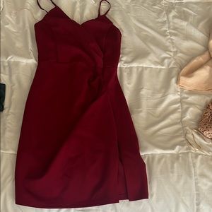 Body con nye dress with slit